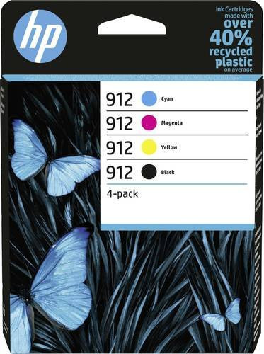 Original HP 912 Tintenpatronen Multipack 4er-Pack CMYK (Schwarz, Cyan, Magenta, Gelb) - Bild 1