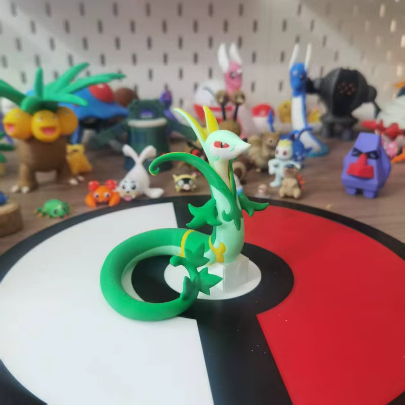Bandai Pokémon Serperior Samurott Figur, Maßstab 1:20, Modell Spielzeug - Bild 3