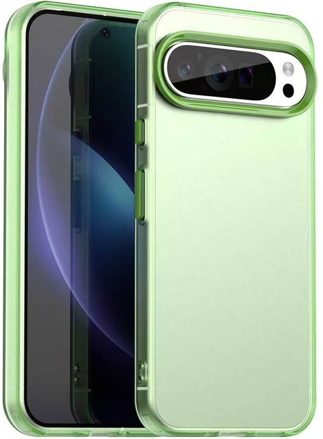 Stoßfeste Bonbon Handyhülle für Google Pixel 10 9 Pro XL 8 Pro 9A 8A in Mattschwarz - Bild 1