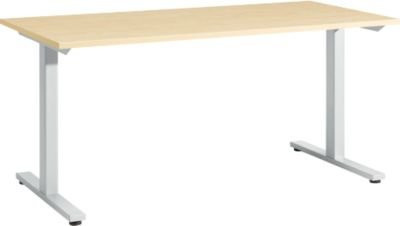 Schäfer Shop Select Schreibtisch Start Off mit T-Fuß in Ahorn-Dekor, B/T/H: 160 x 80 x 73,5 cm - Bild 1