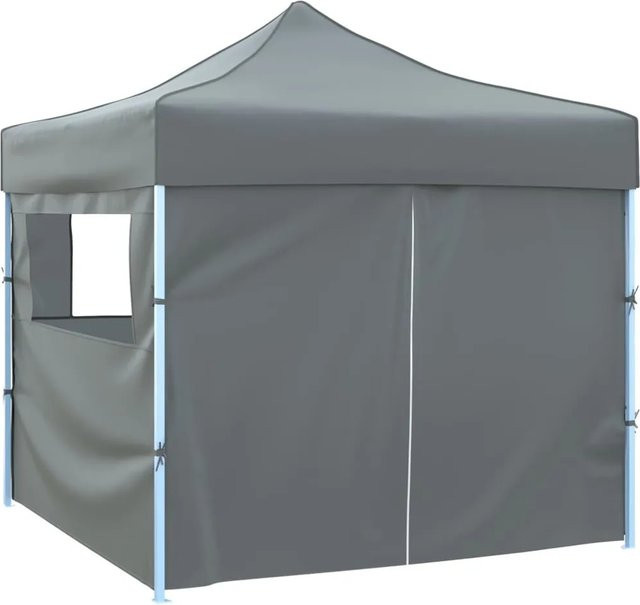 vidaXL Faltzelt Pop-Up Partyzelt mit 4 Seitenwänden Anthrazit B/T/H: 300 x 300 x 291 cm - Bild 1