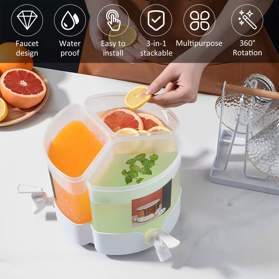 Willstar 3-in-1 Wasserkocher und Wasserspender in Weiß mit 5,1 l Fassungsvermögen und 360 Grad drehbarem Wasserkrug - Bild 4