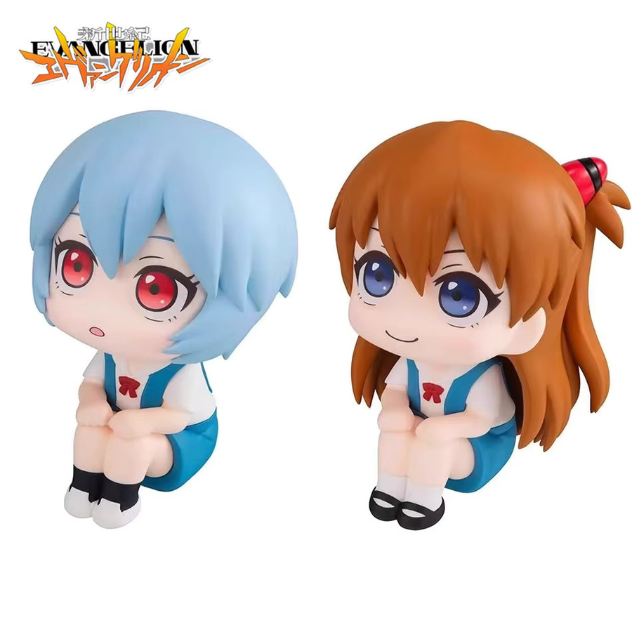 Bandai Neon Genesis Evangelion Ayanami Rei Asuka Kopffigur, Spielzeug - Bild 2