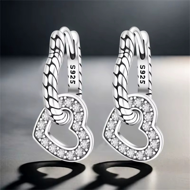 Orstarry Tropfenohrringe, 925 Silber, Zirkonia, Damen - Bild 4