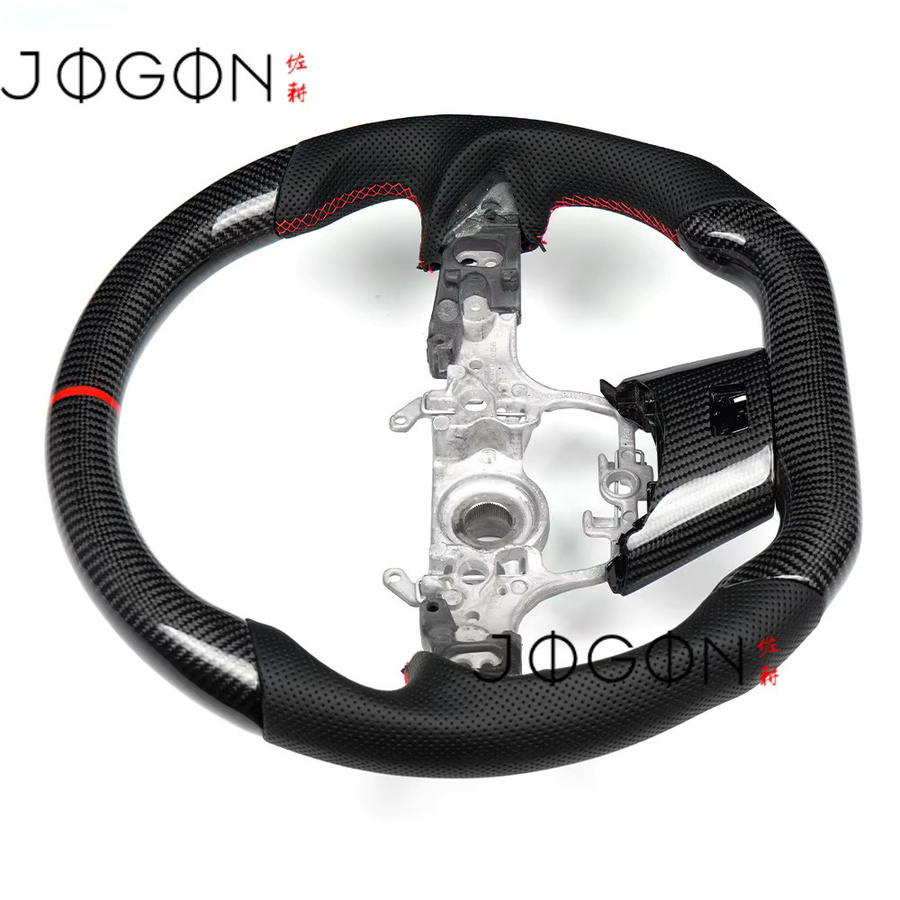 JOGON Echtes Carbon-Faser Lenkrad-Ersatzkit für Toyota GR Yaris 2025 2026, Schwarz - Bild 3