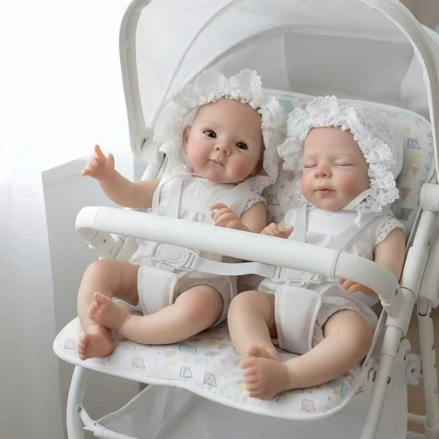 CatDoneca Bebe Reborn de Silicona, Mädchenpuppen, Silikon, 33 cm - Bild 1