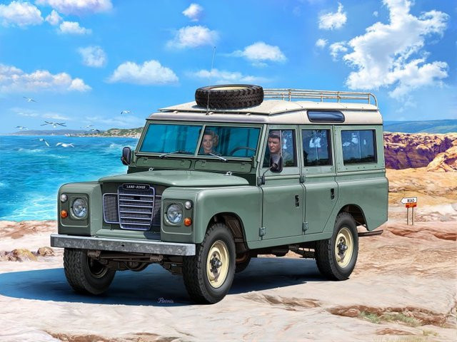 Revell Land Rover Series III LWB station wagon, Fahrzeuge, 1:24, ab 10 Jahren - Bild 6