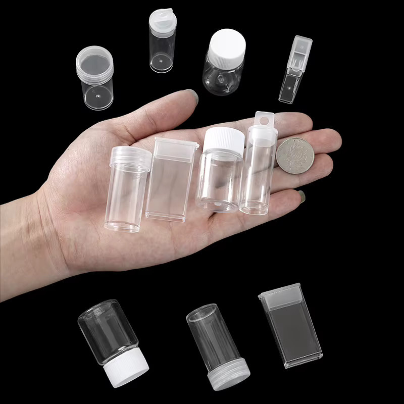 QIAO Vorratsbehälter aus Kunststoff für Perlen und Diamantmalerei, transparent - Bild 3