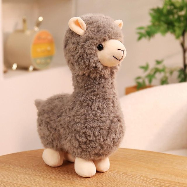 Yiran Health & Beauty Cartoon-Schaf-Puppe, Plüschtier, 30cm, Grau - Bild 1
