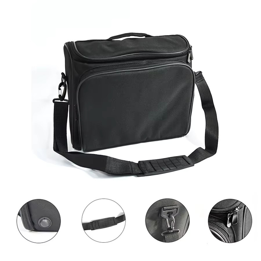TouYinger Projektorzubehör Tasche in Schwarz, stoßfest und wasserdicht, passend für Xiaomi, Epson, Wanbo X5 Pro, Formovie und BenQ Projektoren sowie Laptops - Bild 5