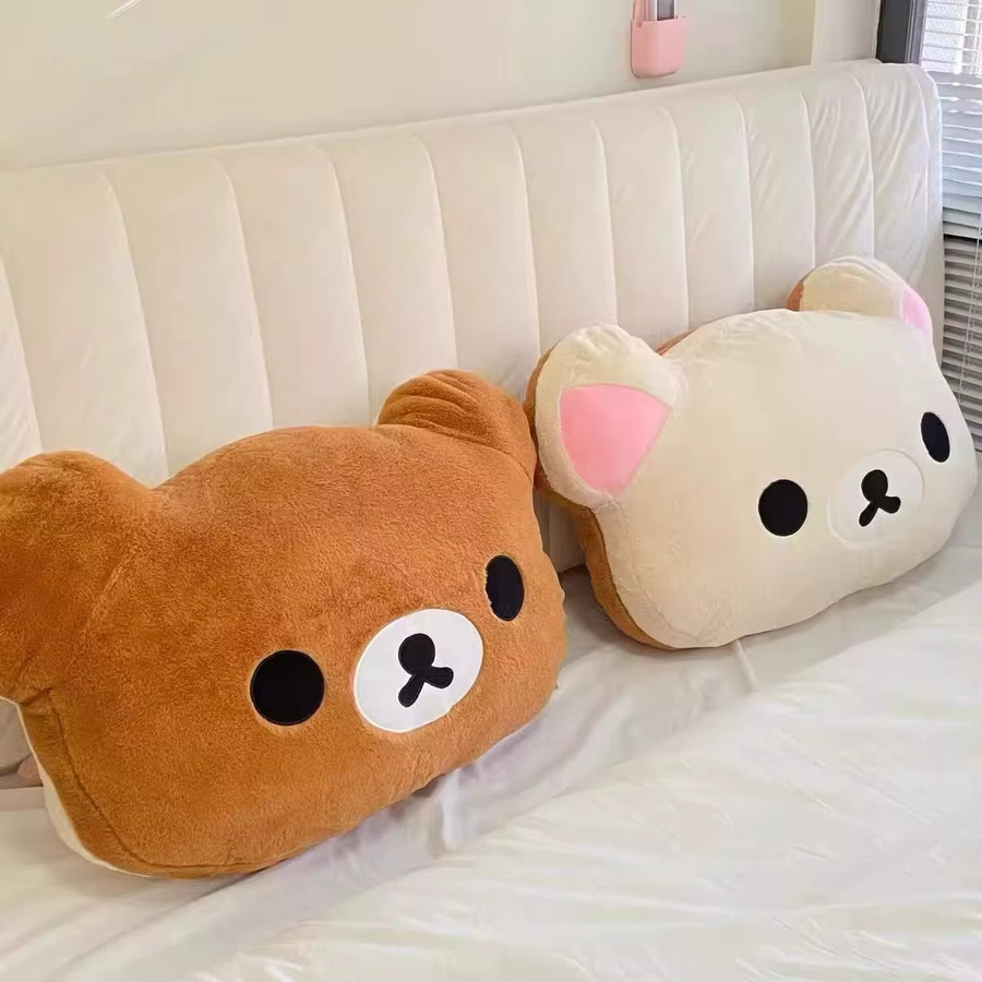 Rilakkuma Bären-Plüschkissen von Hot Toys in Braun - Bild 1