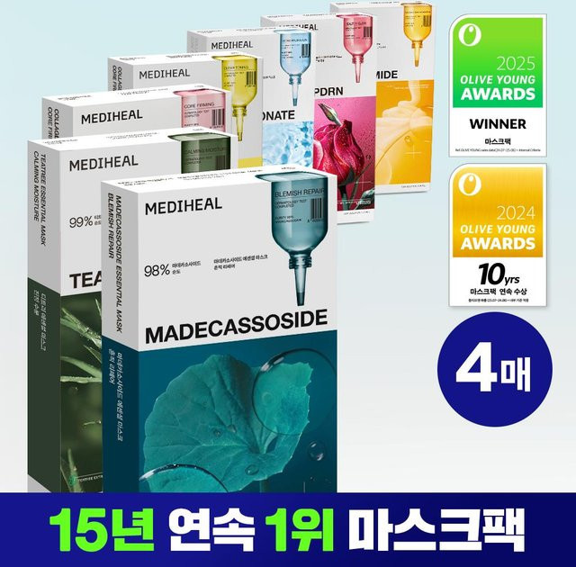 Mediheal Essential Maskenpackungen, Ceramide, 4 Stück, Unisex - Bild 1