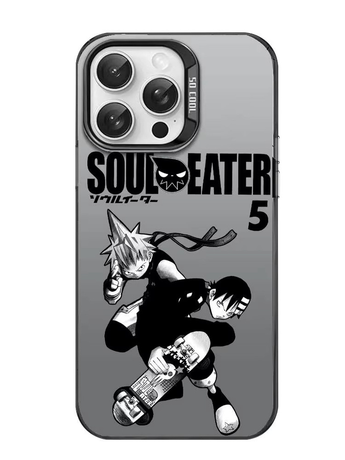 Coole Fishion S-Soul Eater Handyhülle für iPhone 11 bis 17 Pro Max Multicolor Matte Laser Metallic Aurora - Bild 6