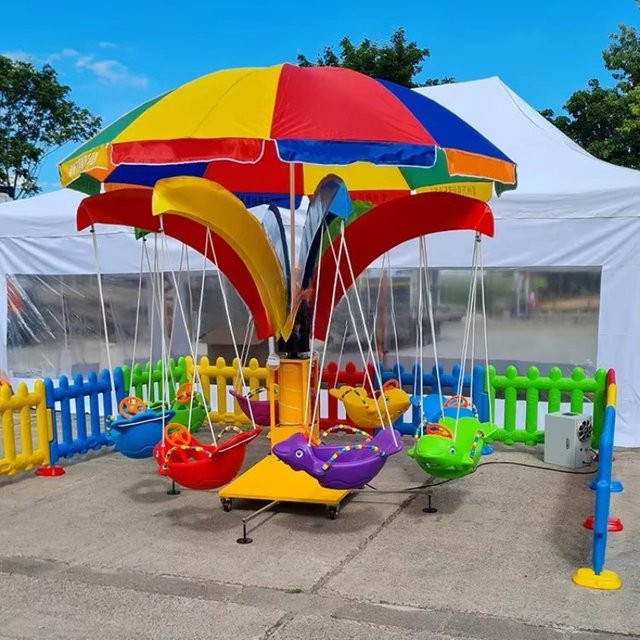 Fisch-Schaukel und Vergnügungspark-Fahrgeschäfte, Meerestiere, Kunststoff, Bunt / Mehrfarbig - Bild 1
