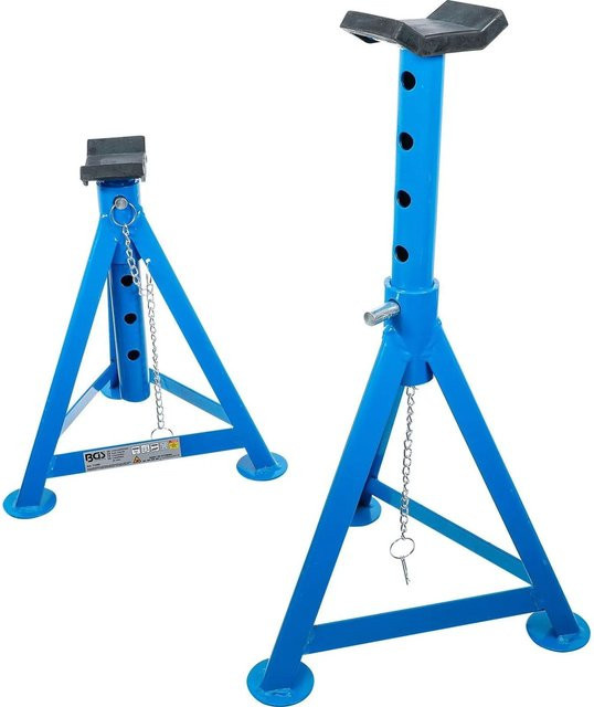 BGS Unterstellböcke blau, Traglast 3000 kg, Hub 335 - 500 mm, 1 Paar - Bild 1