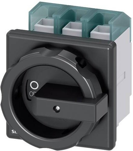 Siemens Lasttrennschalter Schwarz 3polig 125 A 50 mm² 690 V/AC 3LD28040TK51 - Bild 1