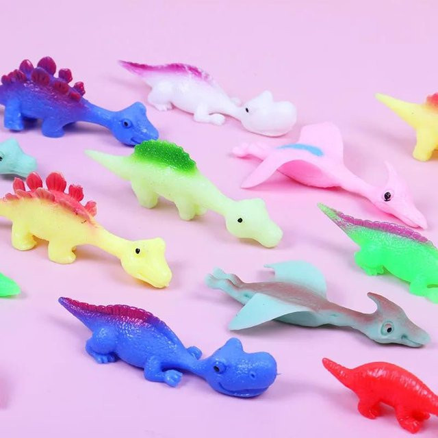 Yiran toy Dinosaurier-Finger-Spielzeug Katapultspiel 9,5cm - Bild 1