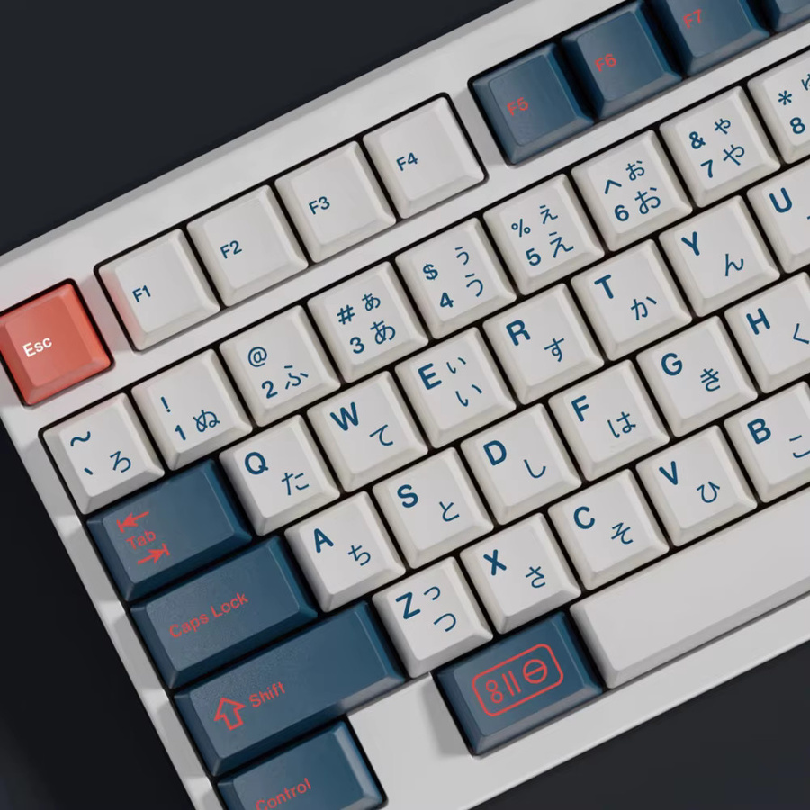 PBT GMK Bento Tastenkappen im Kirschprofil mit Farbsublimation für MX Switch Tastaturen, Multicolor - Bild 3
