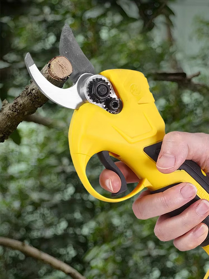MELLWIN Bürstenlose elektrische Gartenschere mit 30mm Schneidkapazität in Gelb, kompatibel mit Makita LXT 18V Akku - Bild 7