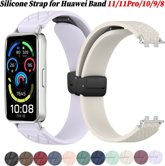 FancyWrist Uhrenarmband Silikon, Magnet, Huawei Band, Unisex - Bild 1