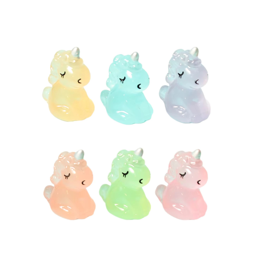 Einhorn-Pferd-Charms, Tier-Anhänger, Bunt, Kunststoff, Unisex - Bild 3