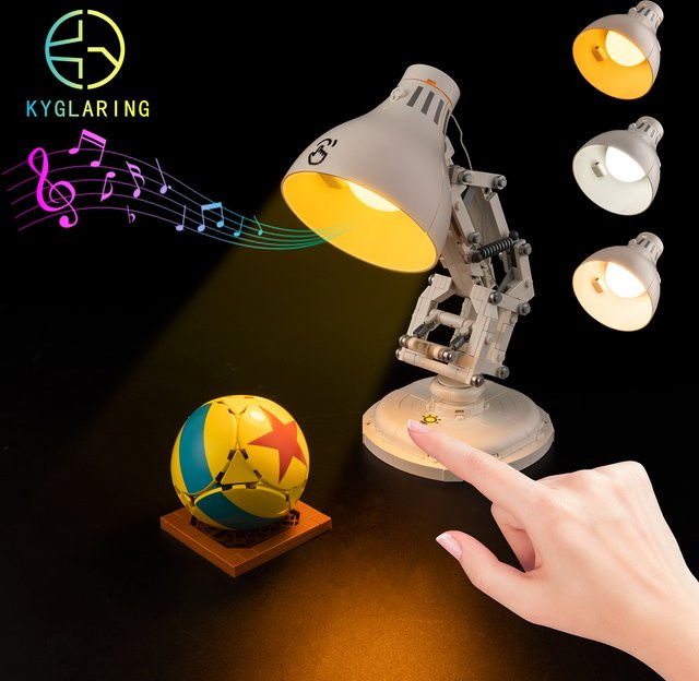 Kyglaring LED-Beleuchtungsset in Weiß passend für Pixar Luxo Jr. 21357 Bausteine zur dekorativen Beleuchtung der Lampe - Bild 1