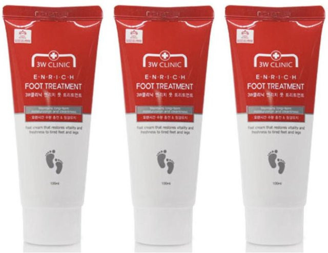 3W CLINIC Enrich Fußbehandlung, 3 x 100 ml, Unisex - Bild 1