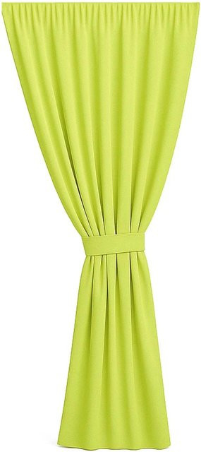 Setgarden Outdoor Vorhang für den Balkon, semi-transparent, Farbe: Lemon/Lime Grün, B: 155 cm, H: 220 cm - Bild 1