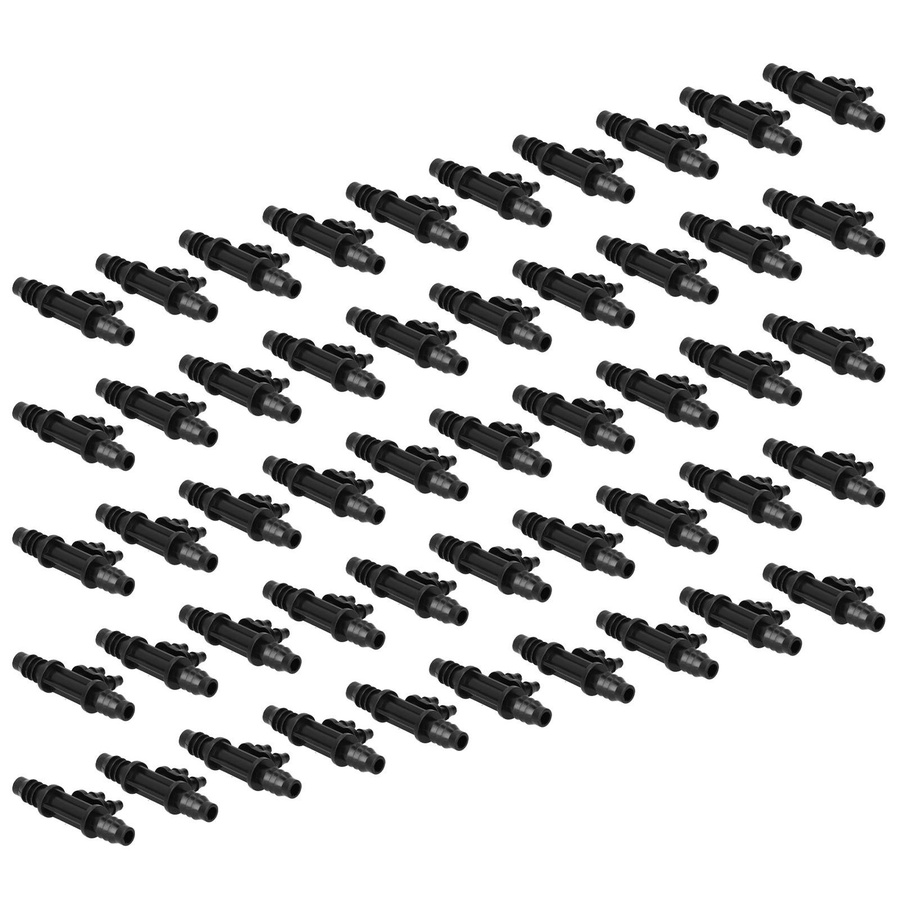 50 Stück mfySpace 4-Wege-Verbinder für Tropfbewässerungsschläuche 8-11 mm auf 4-7 mm aus POM - Bild 5