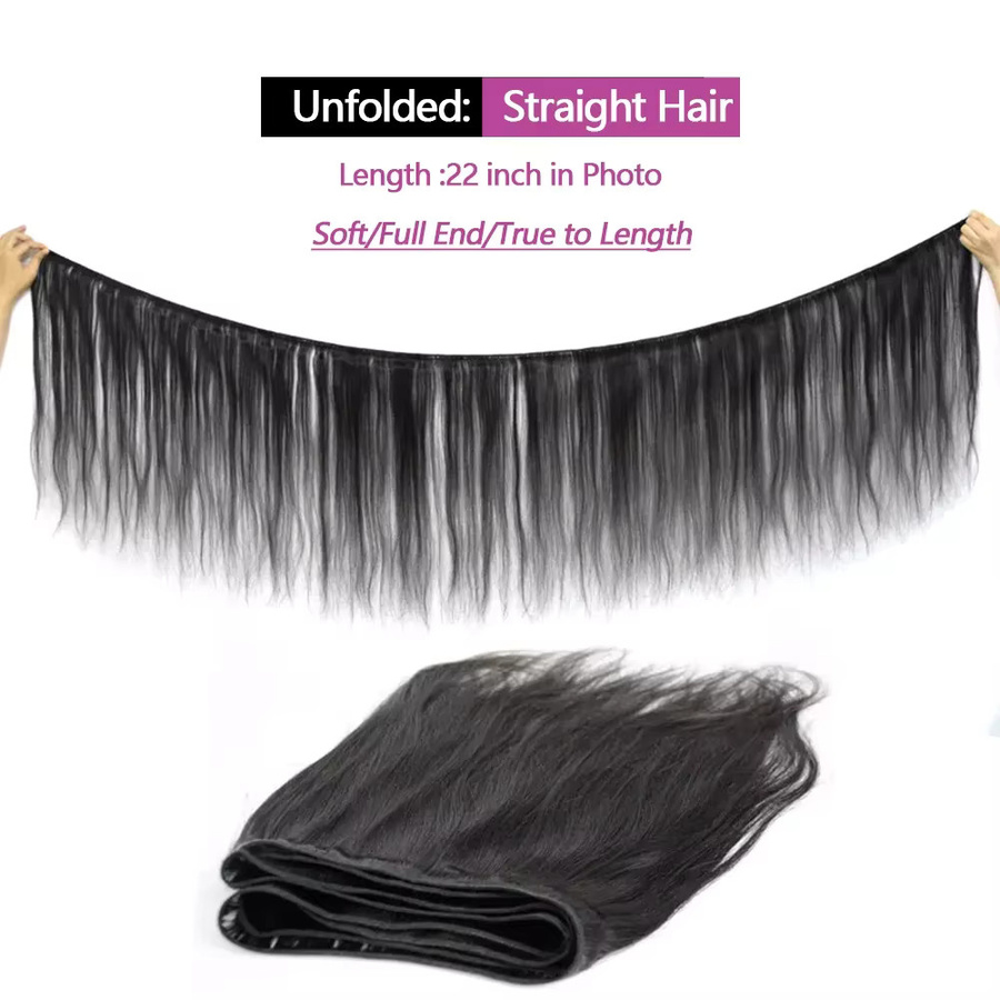 Queenlike Haar Extensions Brasilianisches Rohes Haar, Damen - Bild 3