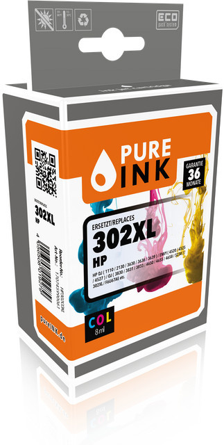 HP 302XL Druckerpatrone für Inkjet-Drucker, Mehrfarbig - Bild 1