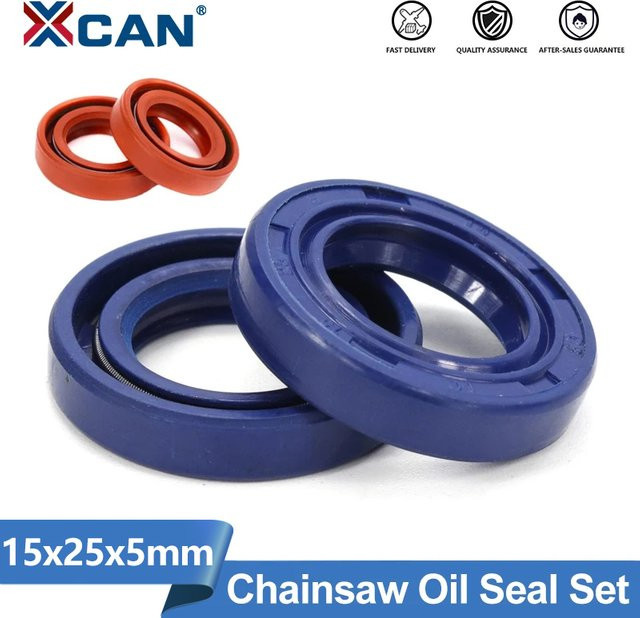 XCAN Kettensägen-Öldichtungssatz 10 Stück für MS180 MS170 017 018, B/T/H: 1,5 x 2,5 x 0,5 cm - Bild 1