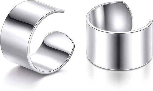 YULIN Ohrringe, Edelstahl, Zirkonia, Silber, Unisex - Bild 1