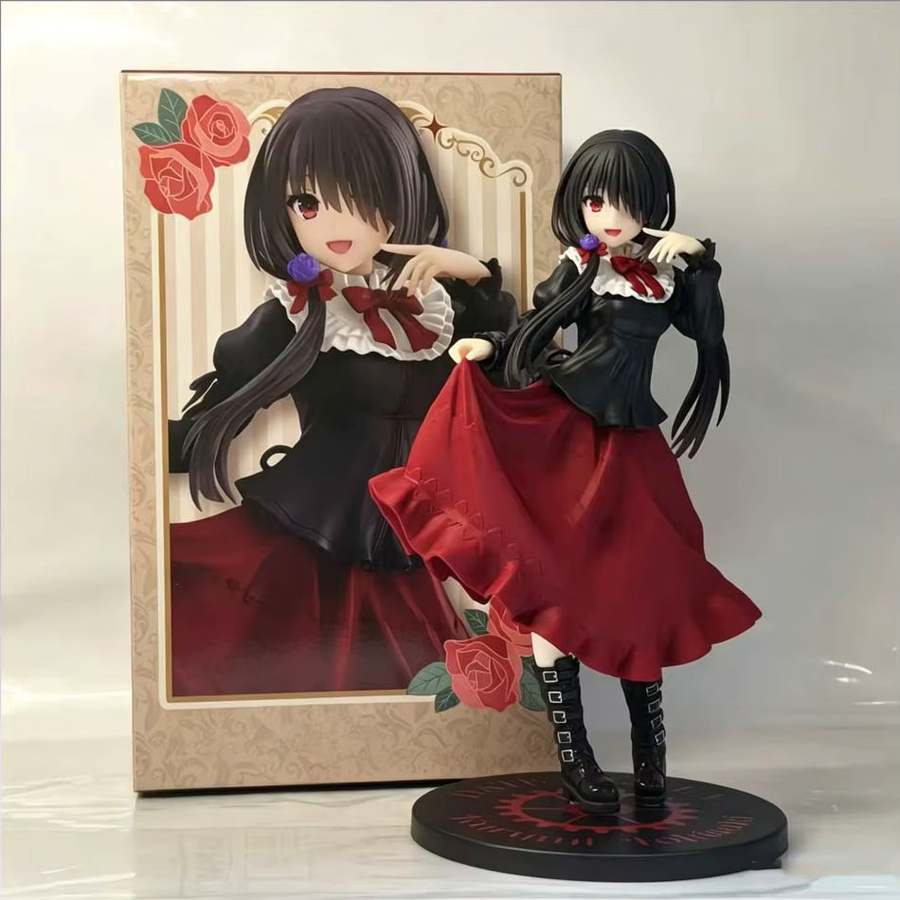 Bandai Date A Live Tokisaki Kurumi Standfigur, Mädchen, Rot, Kunststoff - Bild 2