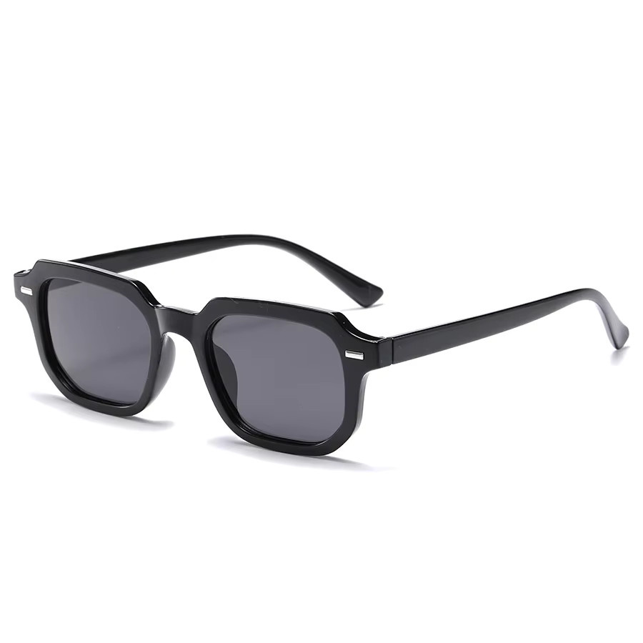CAIPAI Sonnenbrille Rechteckig, Vollrand, Schwarz, Herren, Kunststoff - Bild 3