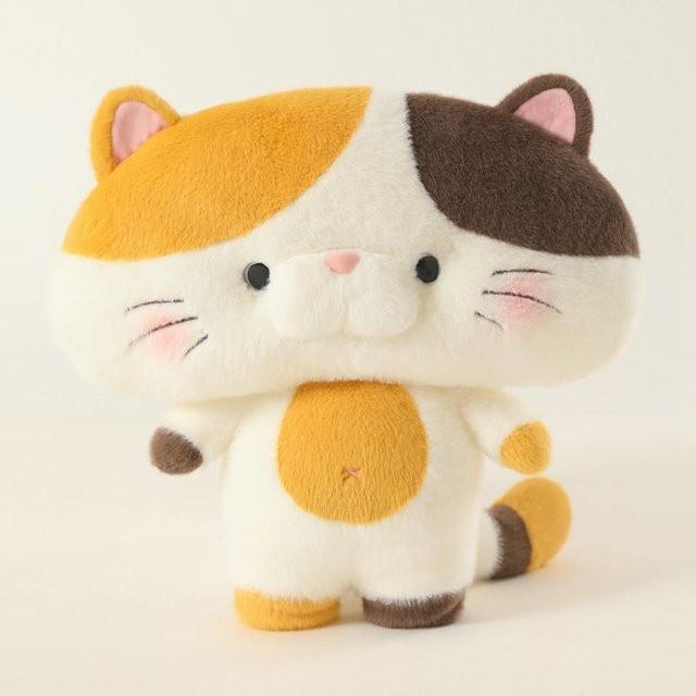 Yiran toy Tier-Plüschtiere, Cartoon-Füchse, Waschbären, Rote Pandas, Kätzchen, Shiba Inu-Puppen, 35cm - Bild 1
