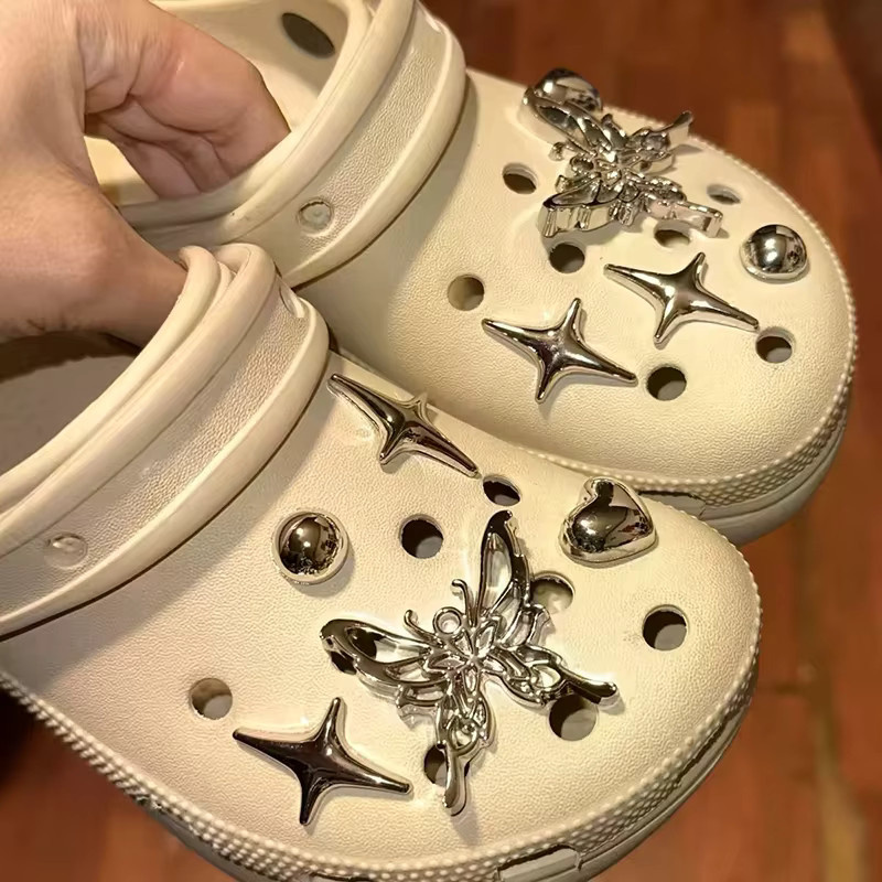 Velishy Schuhe Kette, Schmetterling Herz, Schuh Zubehör - Bild 3