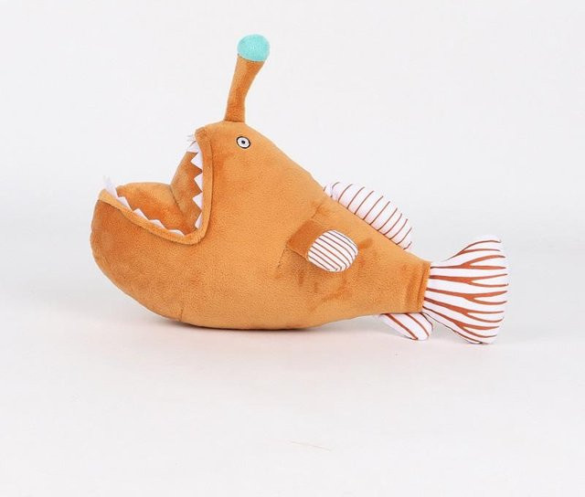 Yiran toy Imitation Melanocetus Johnsonii Plüschtier, 25cm, ab 14 Jahren - Bild 1