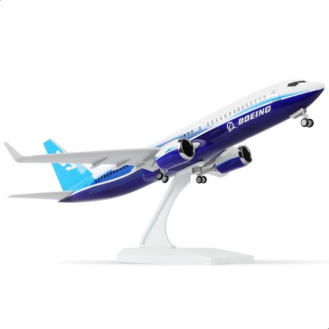 ZOCO B737 Prototyp Flugzeugmodell, Druckguss-Harz, 30cm - Bild 1