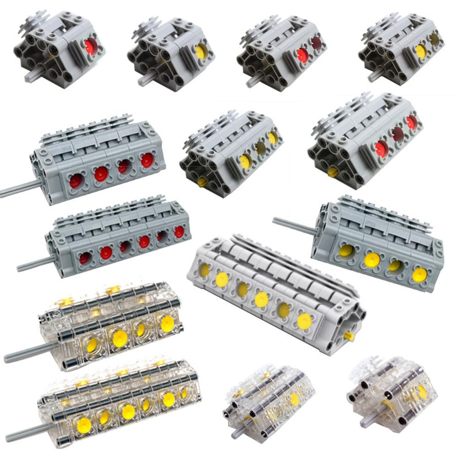 Yiran Toy Technologie Komponenten Bausatz Differentialgetriebe Motor Zylinder ab 6 Jahren - Bild 2