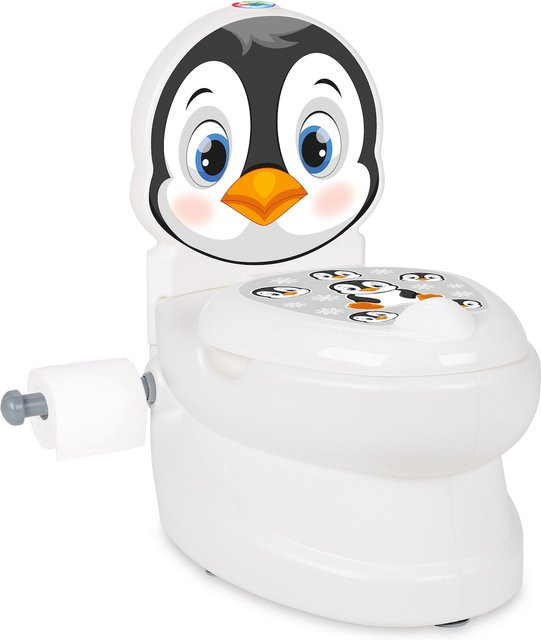 JAMARA Meine kleine Toilette Pinguin mit Spülsound und Toilettenpapierhalter - Bild 1