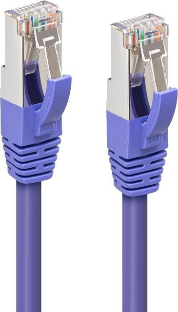 Microconnect MC-SFTP6A15P Cat6a S/FTP Ethernet LAN Netzwerkkabel Violett 15 m - Bild 1