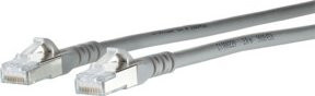 Metz Connect Patchkabel Cat.6a S/FTP Ethernet LAN Kabel Grau 15,0 m - Bild 1