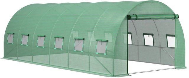 Furnicato Abdeckfolie für Gewächshaus in Grün, B: 300 cm, H: 200 cm, 600l - Bild 1