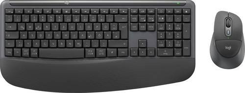 Logitech Signature Comfort Plus MK880 Kabelloses Tastatur-Maus-Set mit Bluetooth, QWERTZ Deutsch, Anthrazit - Bild 1