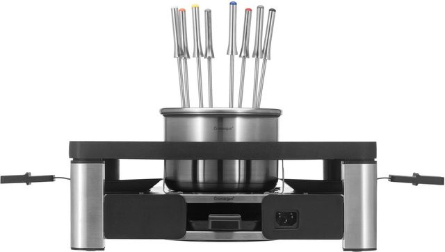 WMF Lumero Gourmet Station 3-in-1 Raclette-Fondue-Set in Schwarz und Chrom mit Antihaftbeschichtung und verstellbarem Thermostat - Bild 2