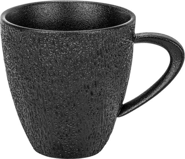 Mömax Kaffeebecher Haruki aus Keramik in Schwarz mit 380 ml - Bild 1