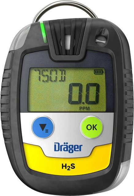 Dräger Pac 6000 Eingasmessgerät für Schwefelwasserstoff H2S in Schwarz - Bild 1