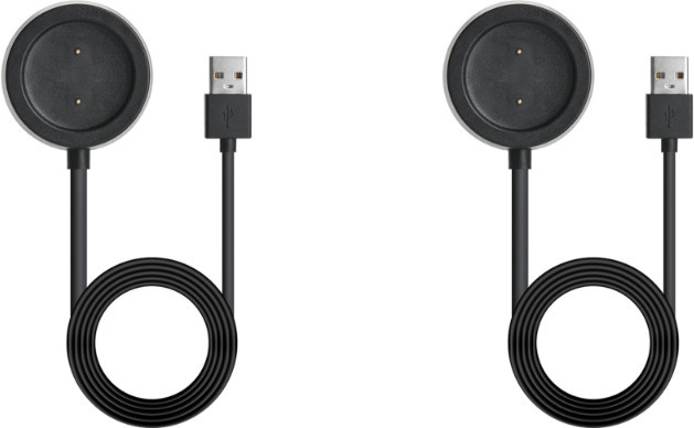 Amazfit Ersatzladegerät, USB, Schwarz, 2er-Pack - Bild 1
