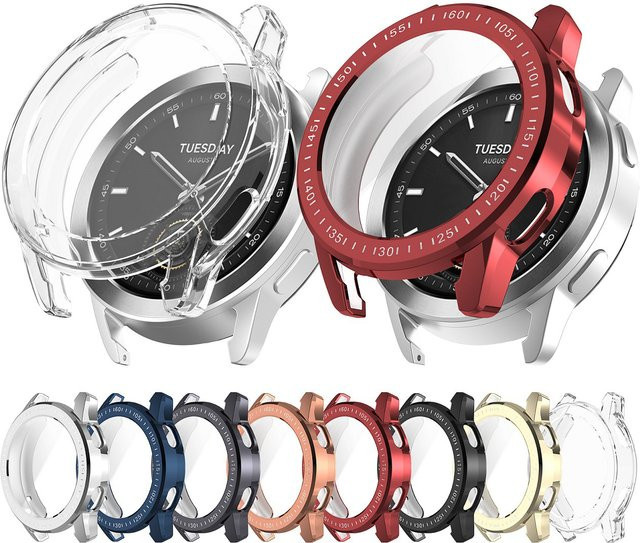Xiaomi Watch S3 Hülle, TPU, Schwarz - Bild 1